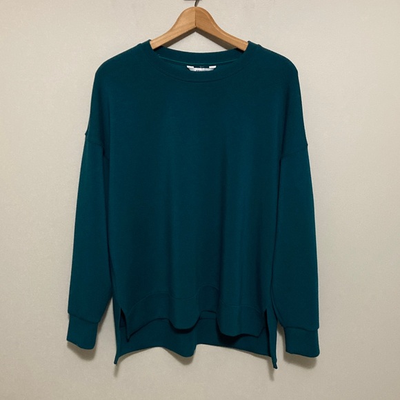 SPANX AirEssentials® Teal Green Crewneck Tunic, Size XL extra large - Picture 2 of 9